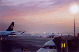 Frank Bauer - Flughafen (DUS, Morgendämmerung)