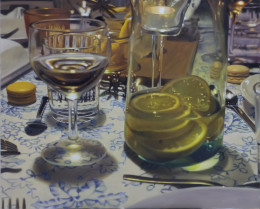 Frank Bauer - Karaffe mit Zitronen