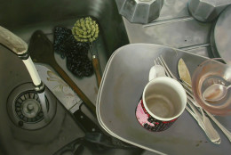 Frank Bauer - Küchenspüle in Grau