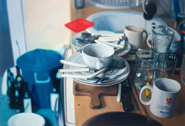 Frank Bauer - Spüle (mit rotem Deckel)