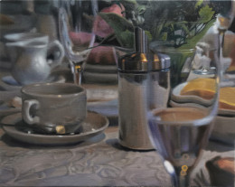 Frank Bauer - Stilleben m. Zuckerstreuer