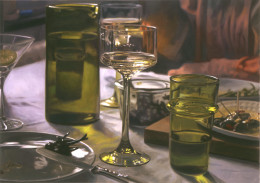 Frank Bauer - Stilleben (mit grünen Gläsern)