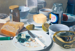 Frank Bauer - Stillleben (in Gelb)