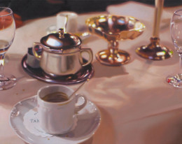 Frank Bauer - Stillleben (Tannenhäuschen)